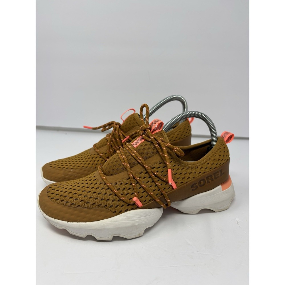 Sorel Kinetic Impact Lace Sneakers Women's Size 8.5 Copper Pink Shoes